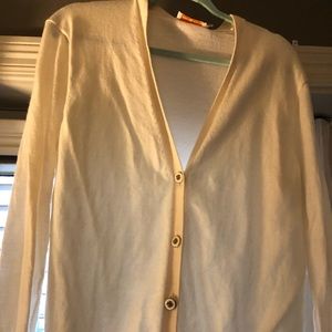Tory Burch Cream Cardigan